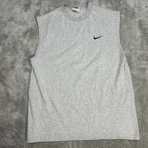 Vintage 1980's Nike Tank Top Shirt Size Large Made in USA Streetwear VTG Y2K
